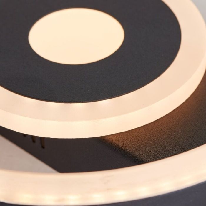 Design Deckenlampe Schwarz, Konrad, 9W, 3000K LED