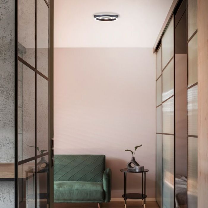 Design Deckenlampe Schwarz, Konrad, 9W, 3000K LED