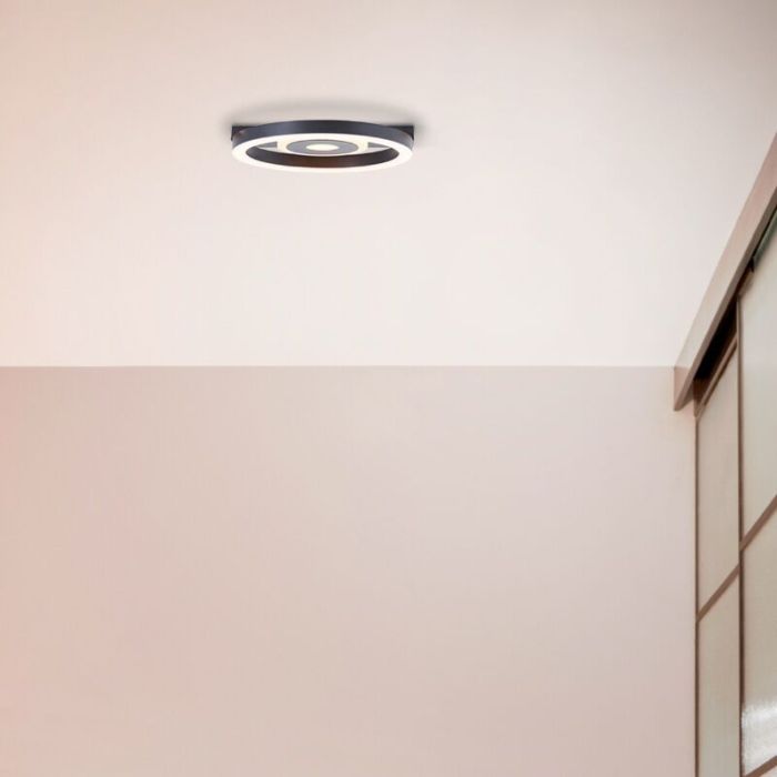 Design Deckenlampe Schwarz, Konrad, 9W, 3000K LED