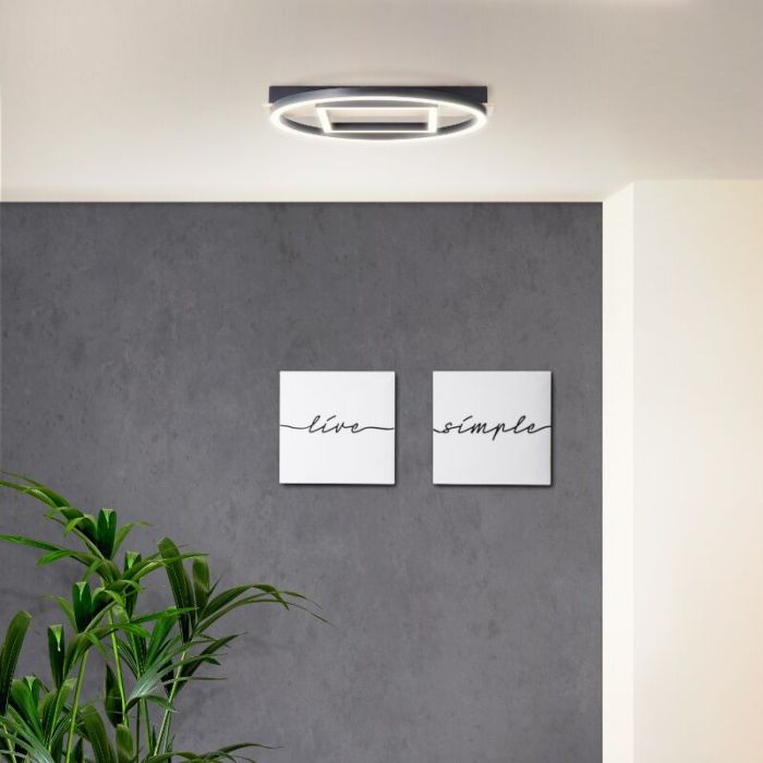 Design Deckenlampe Braun, Konrad, 20W, 3000K LED