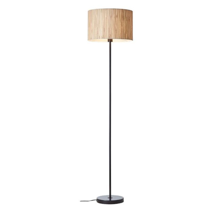 Landhaus Stehlampe Beige, Wenda, mit Schalter