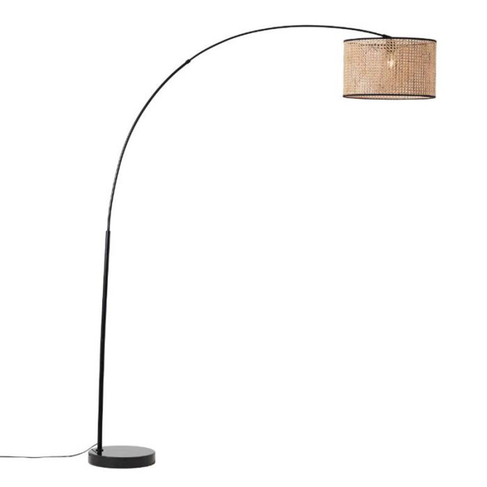 Landhaus Stehlampe Beige, Emmelie, mit Schalter