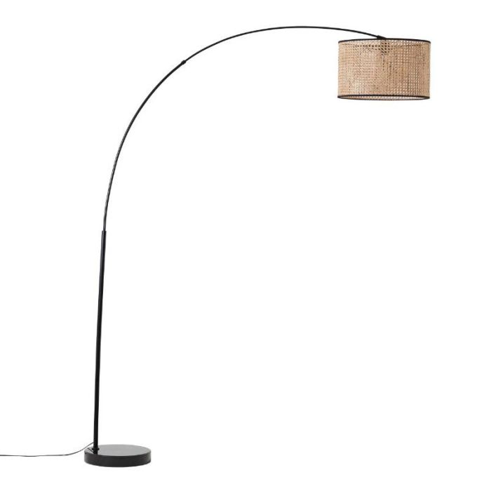 Landhaus Stehlampe Beige, Emmelie, mit Schalter