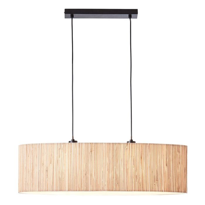 Landhaus Pendelleuchte Beige, Wenda