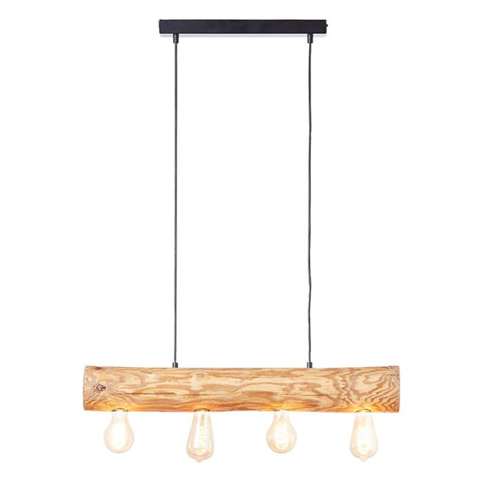Holz Pendelleuchte Braun, Sibren