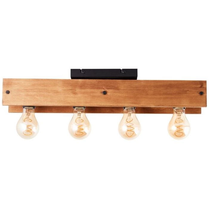 Holz Deckenleuchte Braun, Rasha