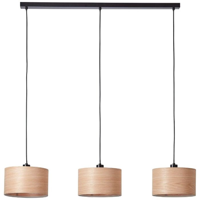 Holz Pendelleuchte Beige, Enna