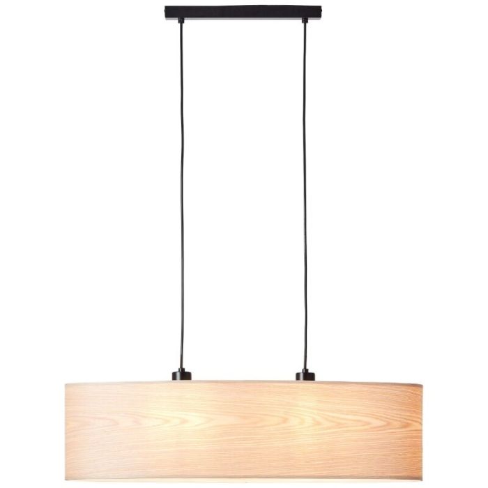 Holz Pendelleuchte Beige, Enna