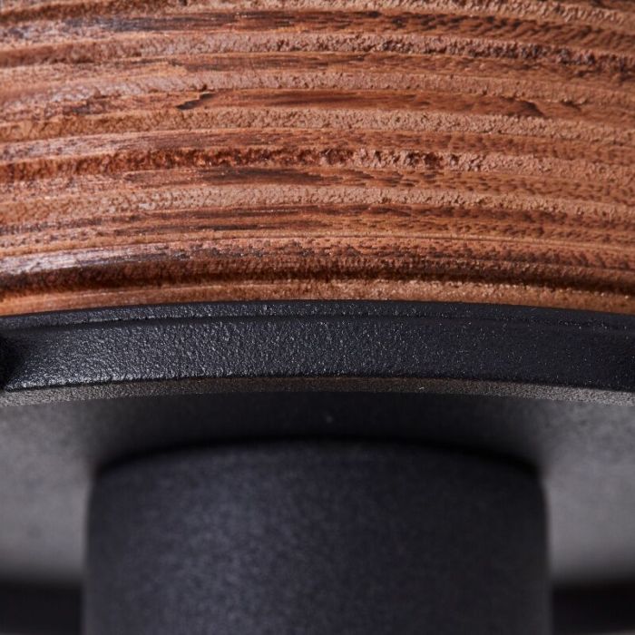 Holz Deckenleuchte Schwarz, Taede