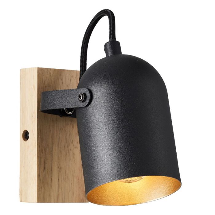Holz Wandstrahler Gold, Veroniek