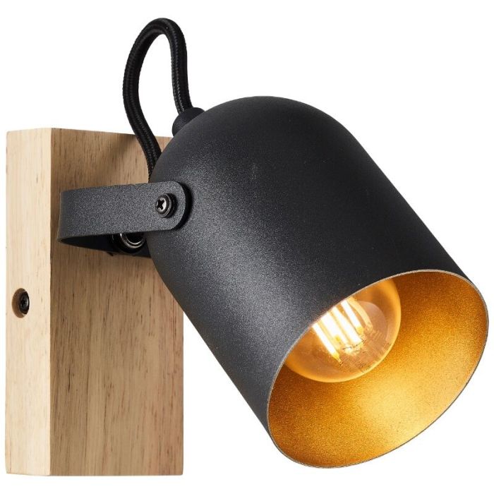Holz Wandstrahler Gold, Veroniek