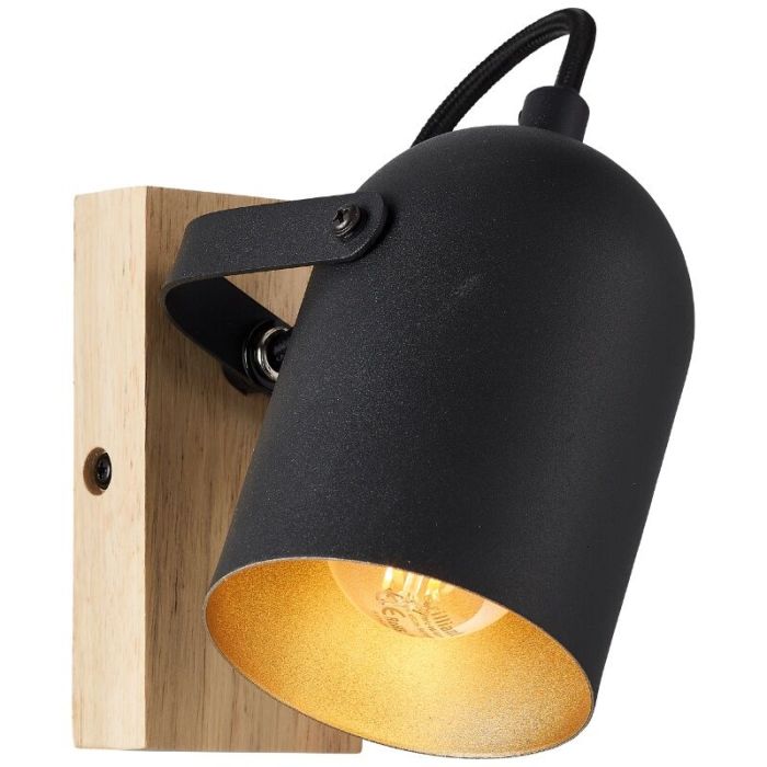 Holz Wandstrahler Gold, Veroniek