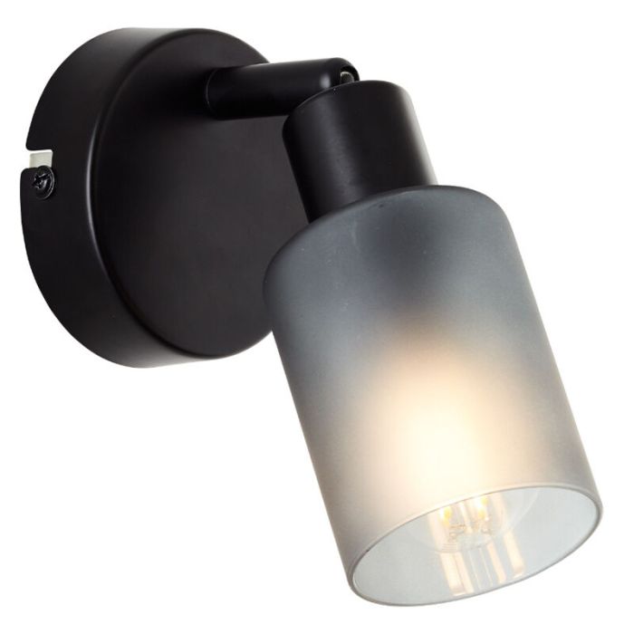 Glas Wandstrahler Schwarz, Fanny