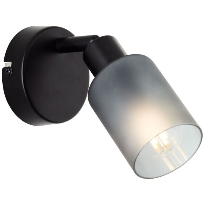 Glas Wandstrahler Schwarz, Fanny