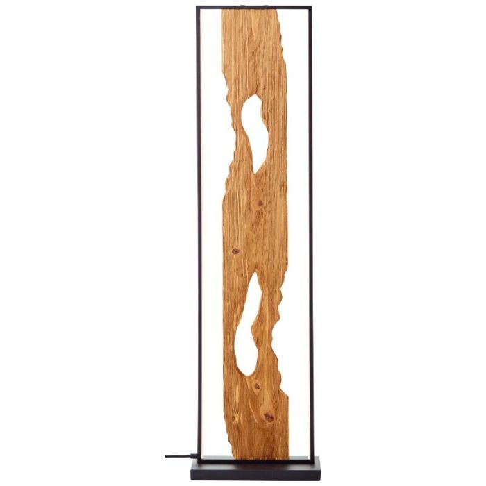 Landhaus Stehlampe Braun, Raynor, 20W, 3000K LED, mit Schalter
