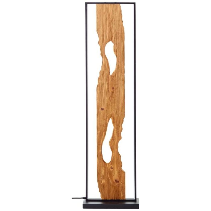 Landhaus Stehlampe Braun, Raynor, 20W, 3000K LED, mit Schalter