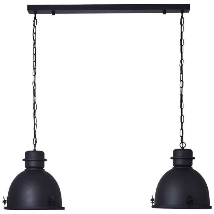 Industrielle Pendelleuchte Schwarz, Senna