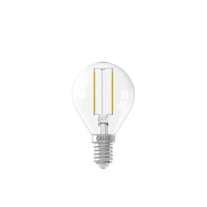 Calex LED Kugellampe, E14, 2W, 2700K (besonders Warmweiß)
