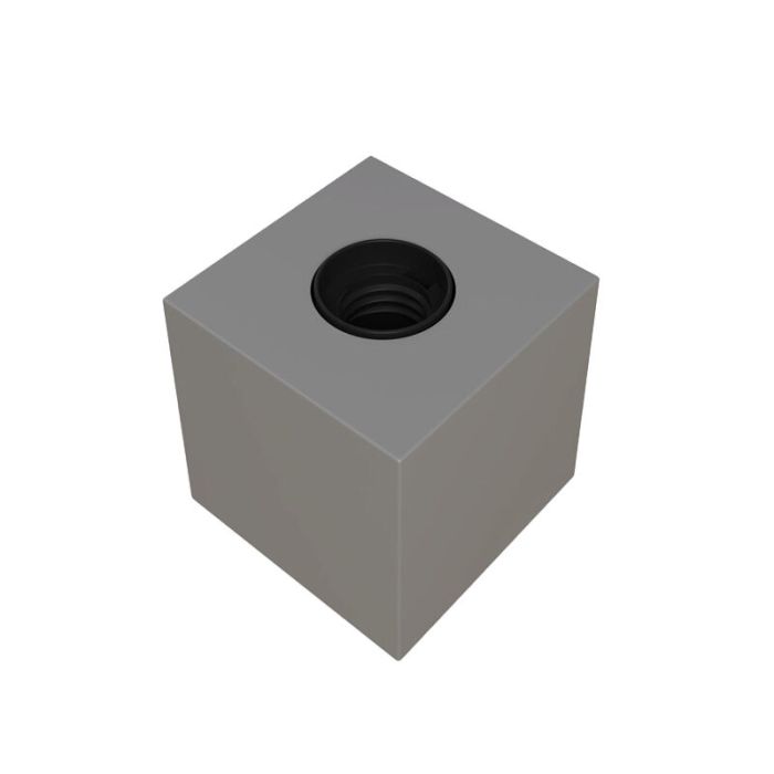 Graue Tischlampe ohne Schirm Modern, Loana, mit Schalter