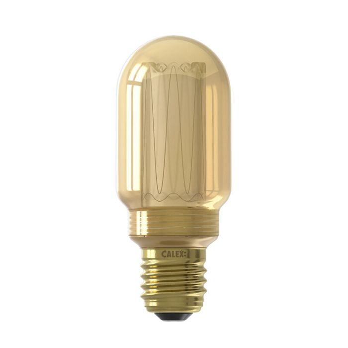 Dimmbare Calex E27 LED-Röhrenlampe Bernstein, 3,5W, 1800K