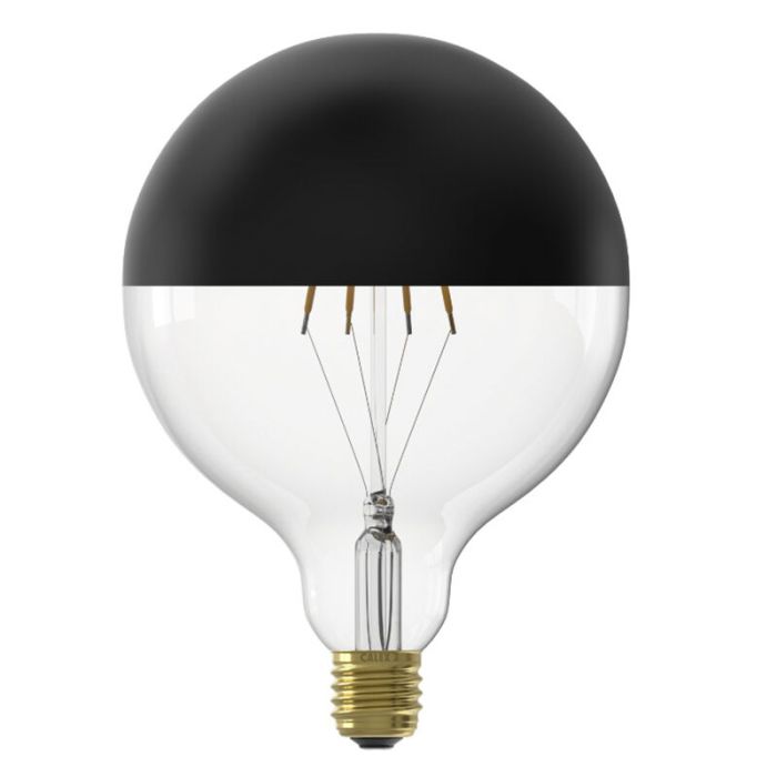 Dimmbare Calex E27 LED-Kopfspiegellampe Schwarz, 4W, 1800K
