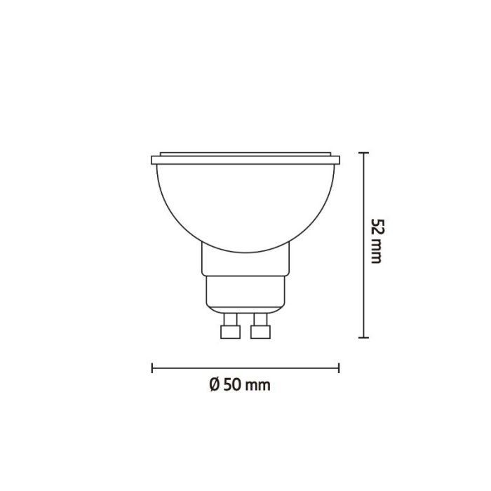 Calex Smart LED-Lampe GU10 4,9W, RGBW