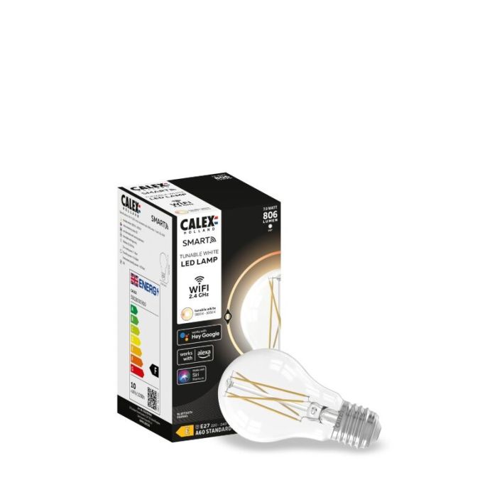 Calex Smart LED-Lampe E27 7W, in Lichtfarbe einstellbare