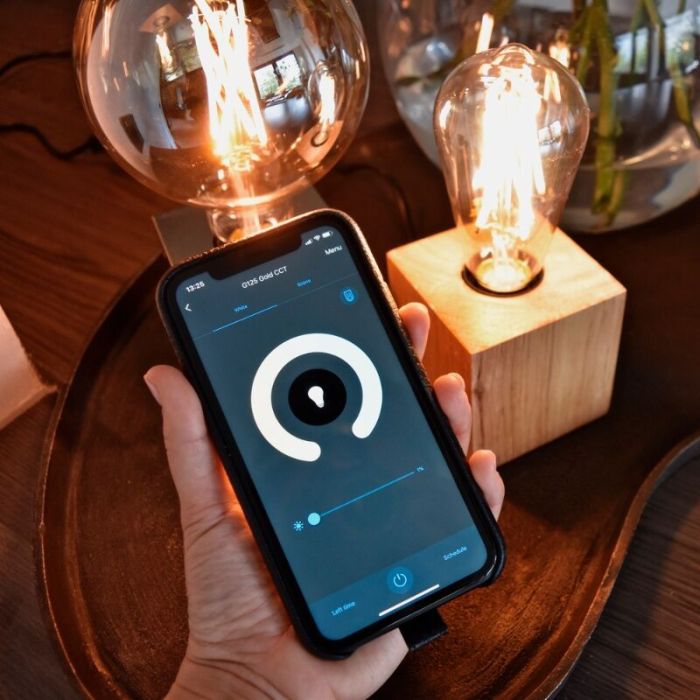 Calex Smart LED-Lampe E27 Bernstein, 7W, 1800-3000K