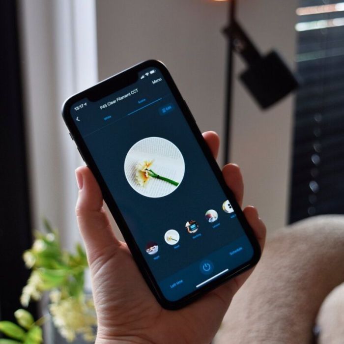 Calex Smart LED-Lampe E14 Bernstein, 5W, 1800-3000K