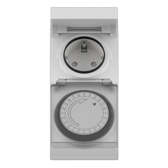 Wasserdichte Schaltuhr Steckdose mit 24-Stunden-Timer, IP44