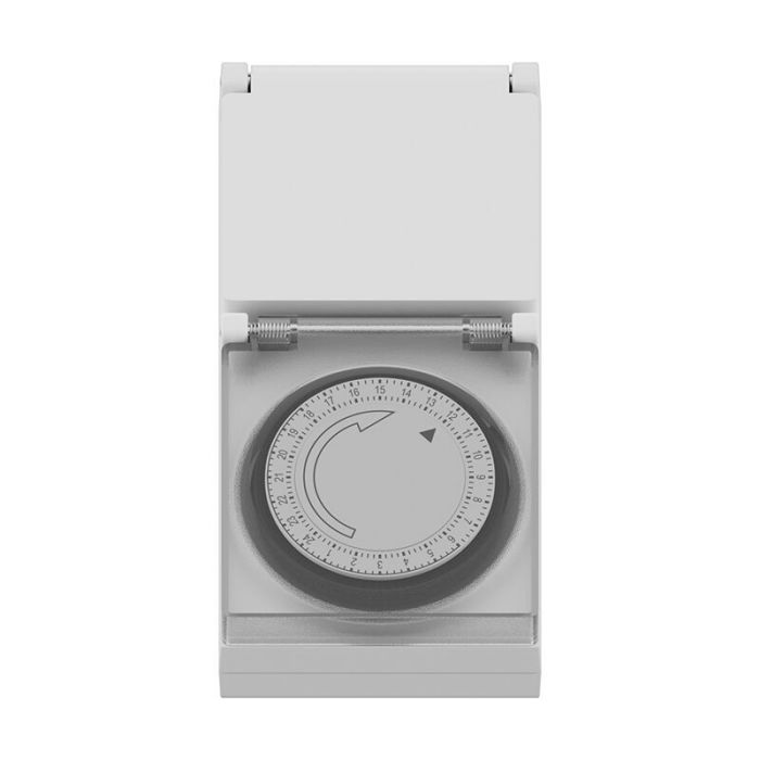 Wasserdichte Schaltuhr Steckdose mit 24-Stunden-Timer, IP44