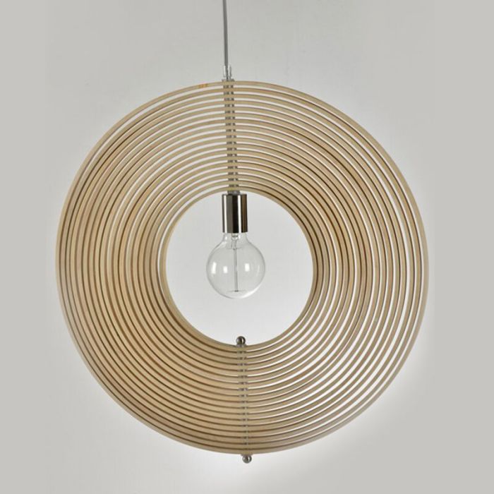 Holz Pendelleuchte Landhaus, Chislaine