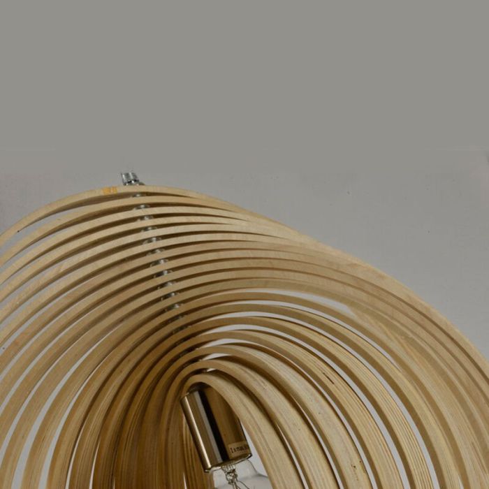 Holz Pendelleuchte Landhaus, Chislaine