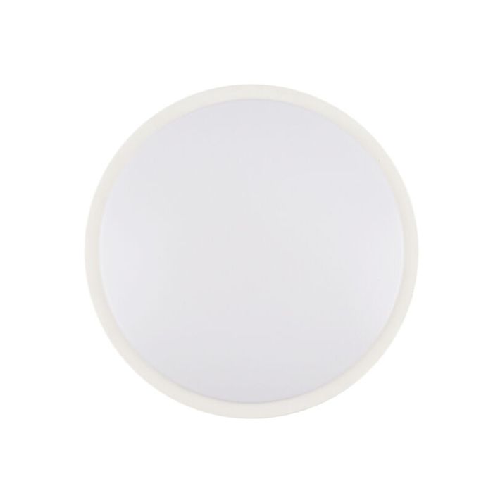 Weiße moderne Deckenlampe Kunststoff, Kos, 16W, 3000K LED
