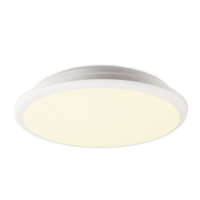 Schwarze moderne Deckenlampe Kunststoff, Joachim, 24W, 3000K LED