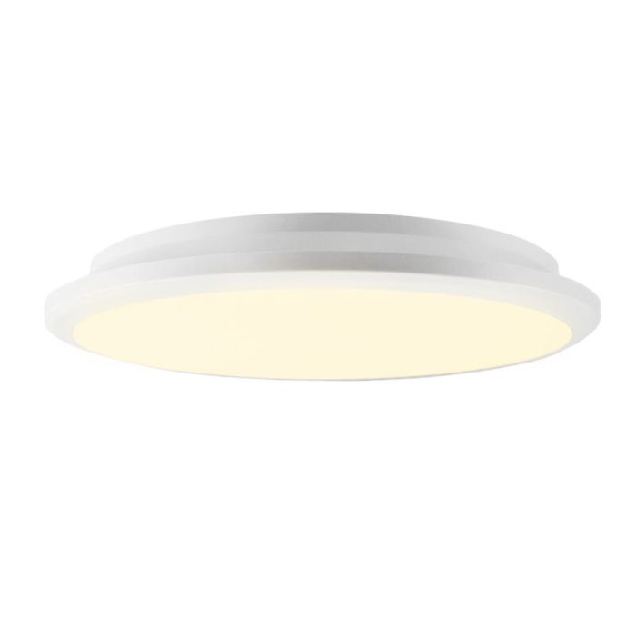 Schwarze moderne Deckenlampe Kunststoff, Joachim, 24W, 3000K LED