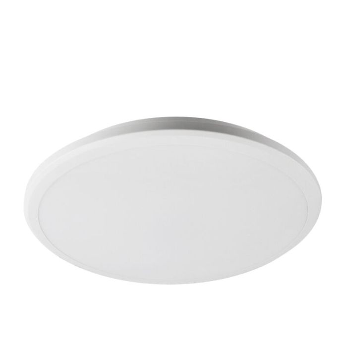 Schwarze moderne Deckenlampe Kunststoff, Joachim, 24W, 3000K LED