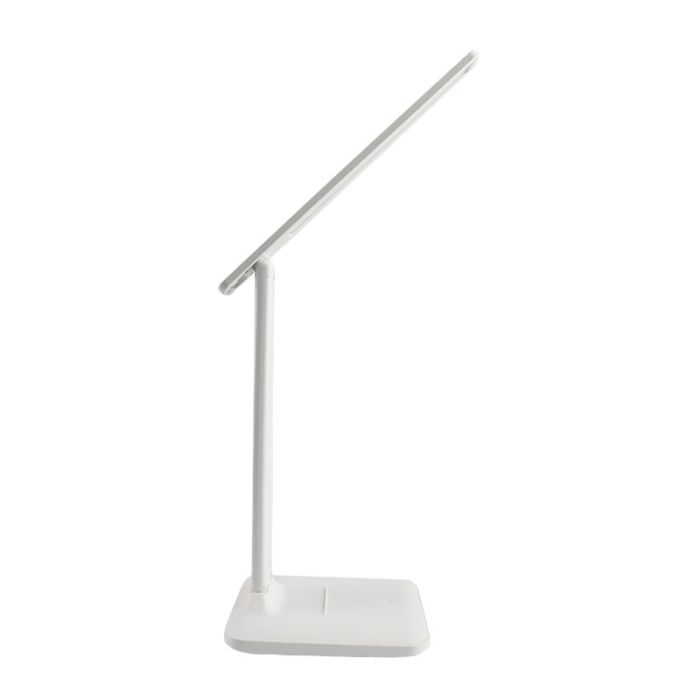 Weiße moderne Schreibtischlampe Kunststoff, Danila, 5W, in Lichtfarbe einstellbare LED, mit Touch-Dimmer