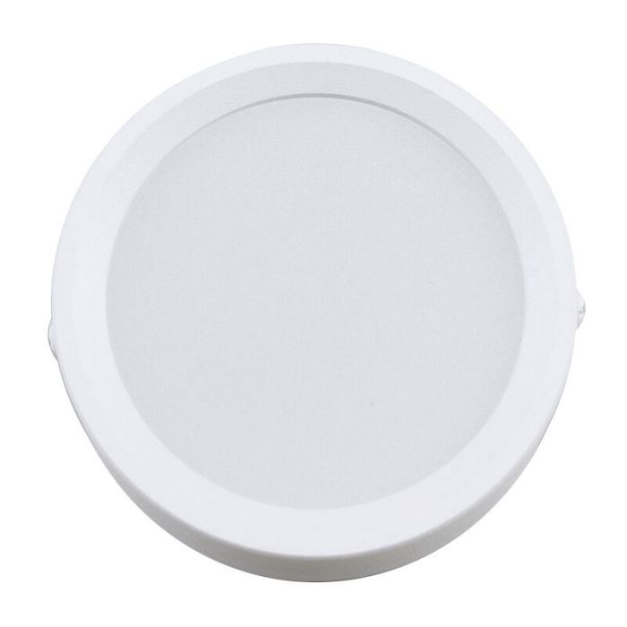 Weiße Deckenleuchte Aluminium, Aletta, 15W, 3000K LED