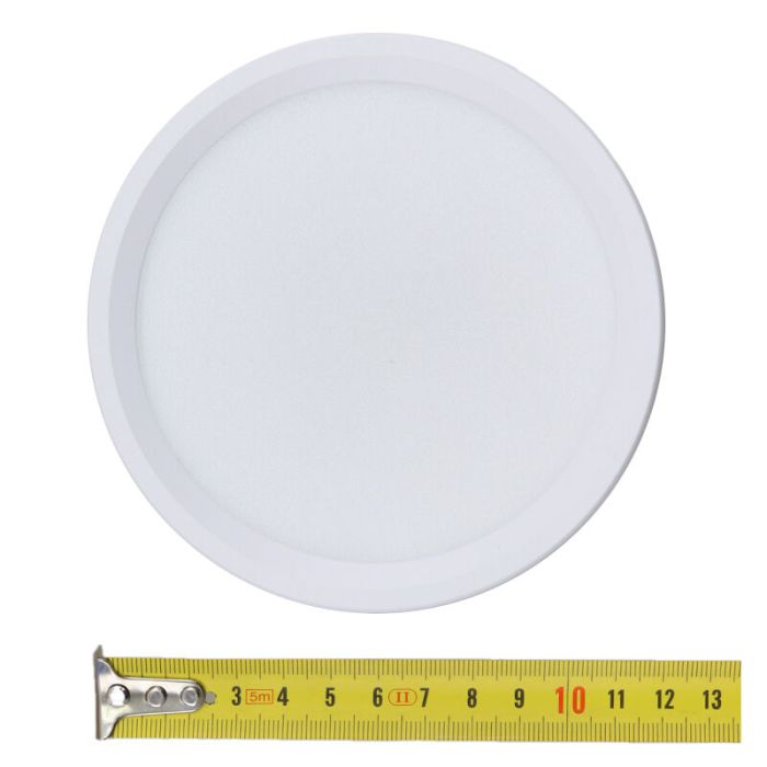 Weiße Deckenleuchte Aluminium, Aletta, 15W, 3000K LED