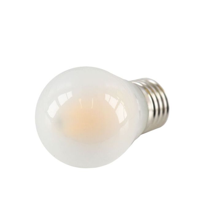 Dimmbare E27 LED Lampe, P45, 3w, weiß Glas, 2700k