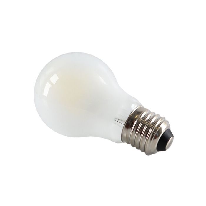 Dimmbare E27 LED Lampe, A60, 5W, weiß glas, 6500k