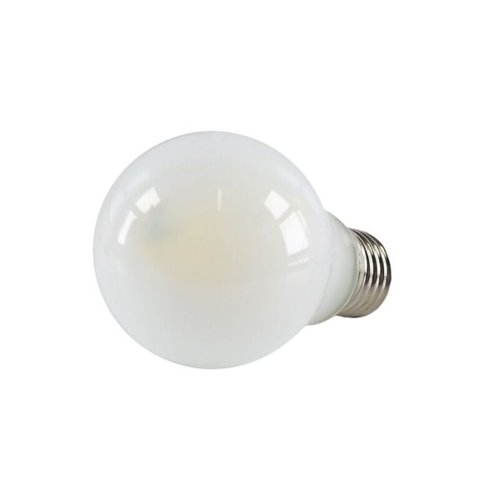 Dimmbare E27 LED Lampe, A60, 5W, weiß glas, 6500k