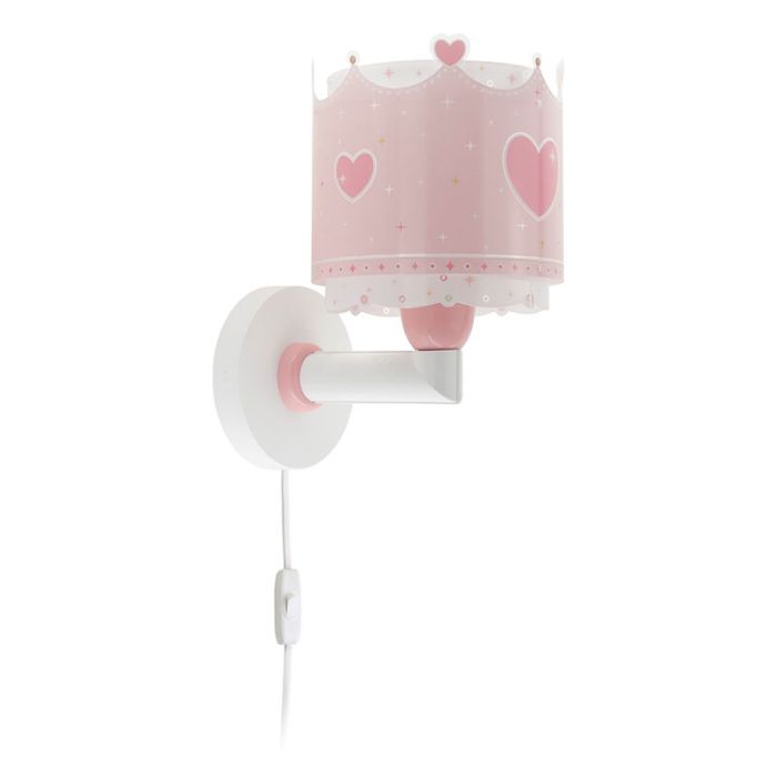 Pink Kinder Wandleuchte Kunststoff, Queen