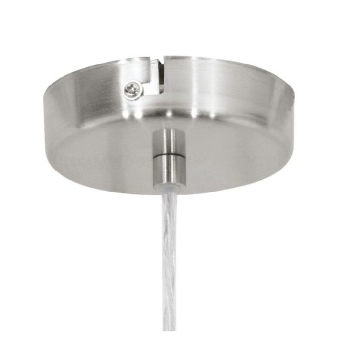 Anthrazit moderne Pendelleuchte Stoff, Abano