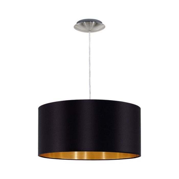 Goldene moderne Pendelleuchte Stoff, Terme