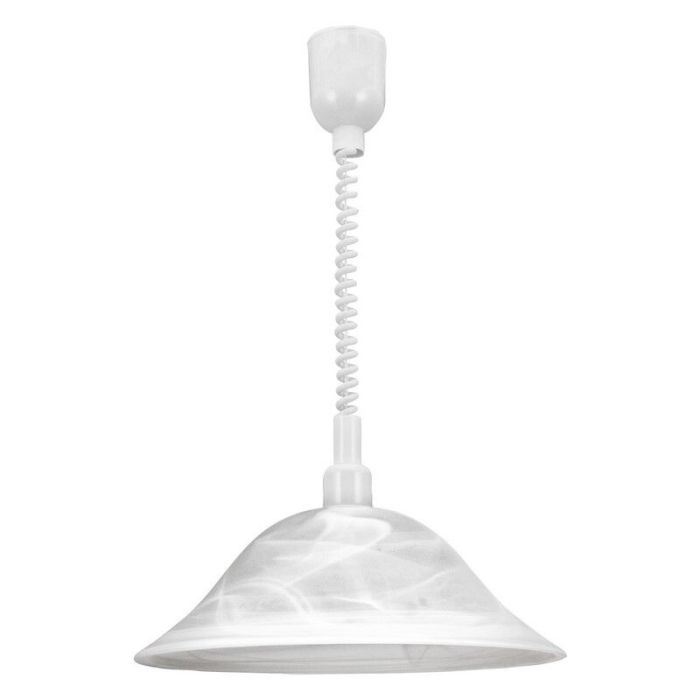 Weiße Pendelleuchte Glas, Klaas