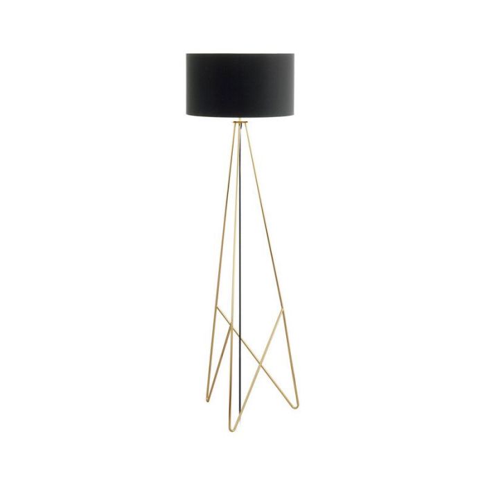 Goldene design Stehlampe Metall, Viola, mit Schalter