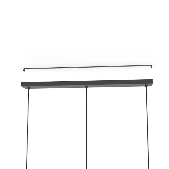 Schwarze retro Pendelleuchte Aluminium, Redouan