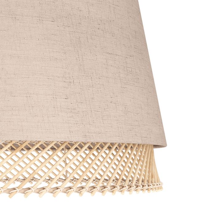 Beige Deckenlampe Stoff, Ruby